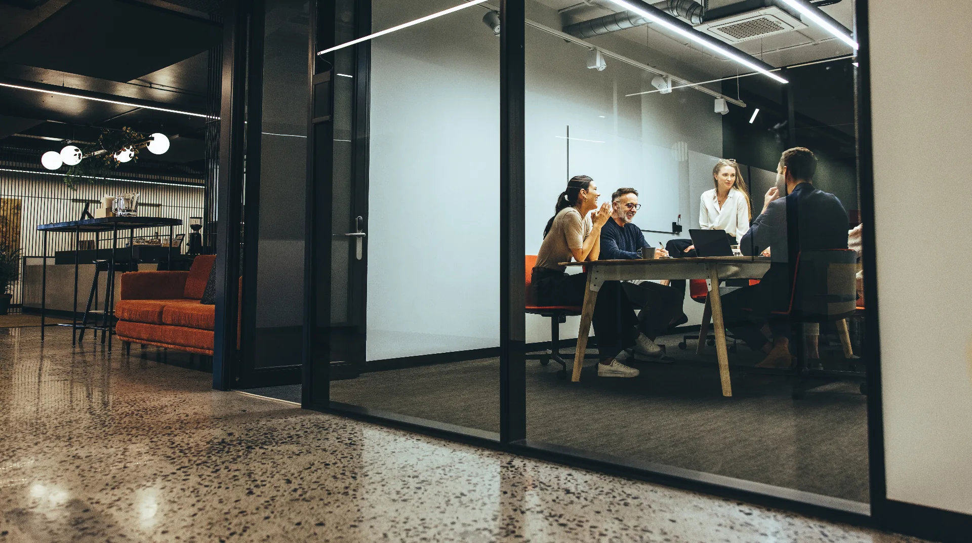 Business team meeting in a conference room